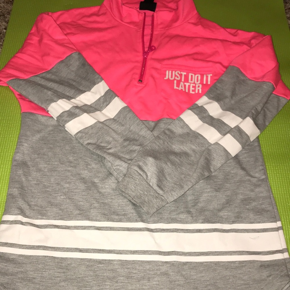 Rue 21 xs just do it later t-shirt (long sleeve)